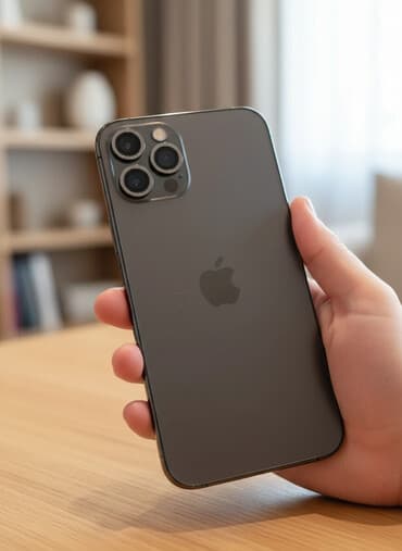 iphone 12 про телефон: IPhone 12 Pro, Б/у, 128 ГБ, Графит, Зарядное устройство, Кабель, 88 % — 1
