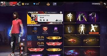 бекер берем: Игровой аккаунт Free Fire Характеристики: - Уровень профиля: 64 - — 5