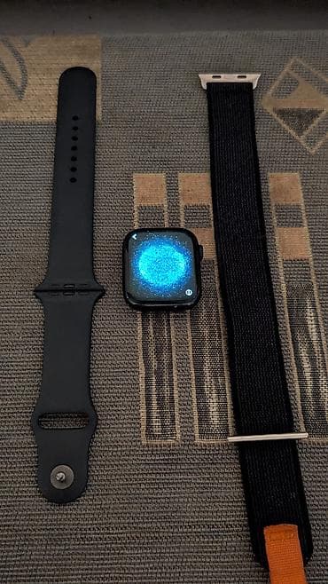 Apple Watch: Apple Watch 8 45mm (iCloud) на донора + ОРИГИНАЛЬНЫЙ силиконовый — 10