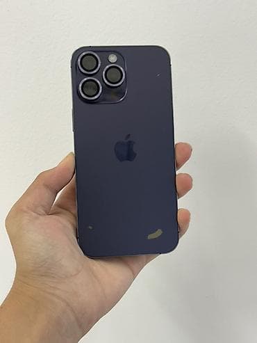 iphone 70: IPhone 14 Pro Max, Б/у, 128 ГБ, Deep Purple, 80 % — 2