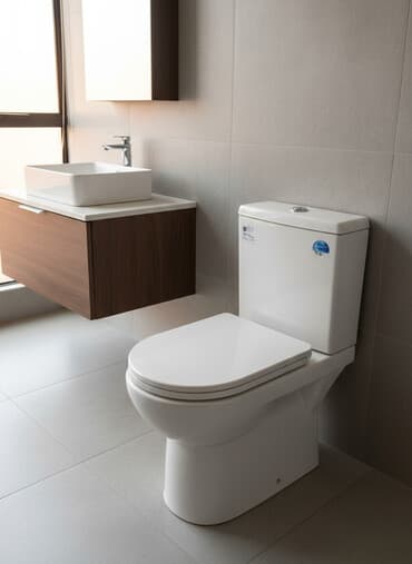 устанавливаем унитазы: Унитаз Напольный, Материал: Фарфор — 1