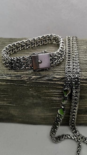 Личные вещи: Изготовление Цепей и Брасл из Серебро 925 пробы Ручная работа — 1