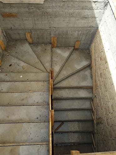 материалы для лестницы в бишкеке: Бетонная лестница Наружные, Форма лестницы: Винтовая — 8