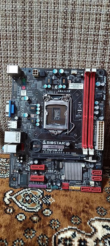 Техника и электроника: Материнская плата для ПК, Б/у, Biostar, LGA1155, Mini-ATX — 4