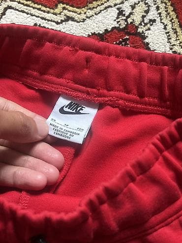 костюм черный: Мужской спортивный костюм, XS, Nike, Б/у, цвет - Красный — 3