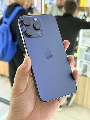 IPhone 15 Pro Max, Б/у, 512 ГБ, Синий, Защитное стекло, Чехол, 87 %