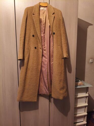 лоферы 38 размер: Пальто, Классика, Осень-весна, Букле, По колено, Двубортная модель, M — 4