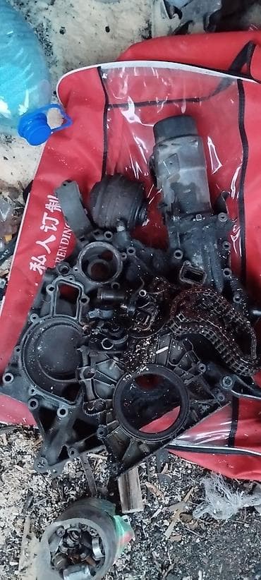 Автохимия: Бензиновый мотор Mercedes-Benz 2001 г., 3.2 л, Б/у, Оригинал, Германия — 4