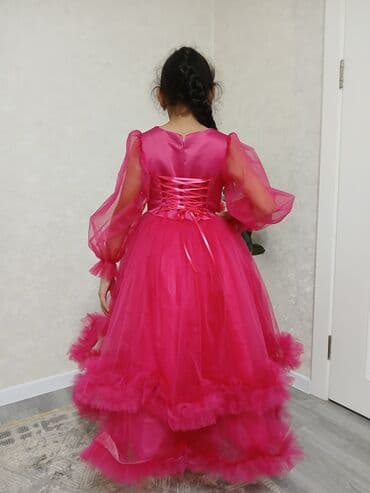 Детское платье, цвет - Розовый, Новый