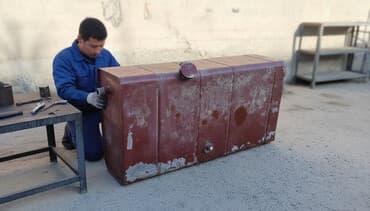 купить уголь для мангала: Бак, Металл, 200 л — 2