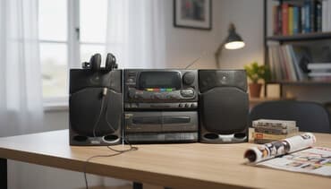 Музыкальный центр RAEON NE-520 с раздельными колонками - Компактная at lalafo.kg Музыкальный центр RAEON NE-520 с раздельными колонками - Компактная