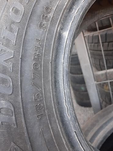 bbs 15: Шины 185 / 70 / R 14, Зима, Б/у, 1 шт, Япония, DUNLOP — 2