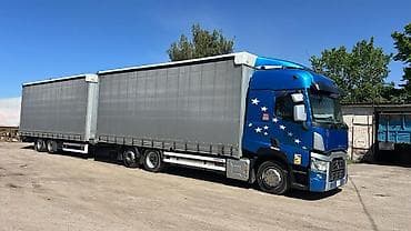 рено премюм: Тягач, Renault, Шторный — 5