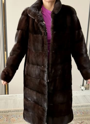 Шуба, Норка, Длинная модель, M