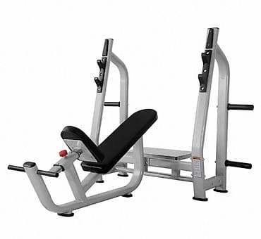 Скамья для жима штанги под наклоном (Olympic Incline Bench) -