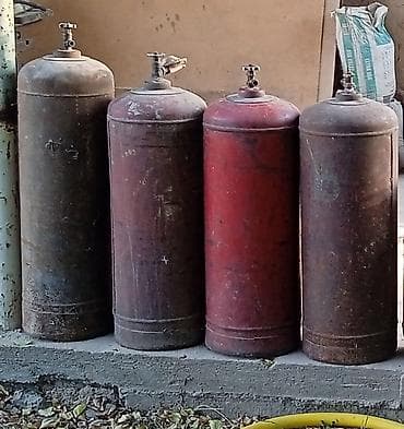 конусная бочка: Газовые баллоны стальные, бытовые (ориентировочно 50 л). - Тип — 1