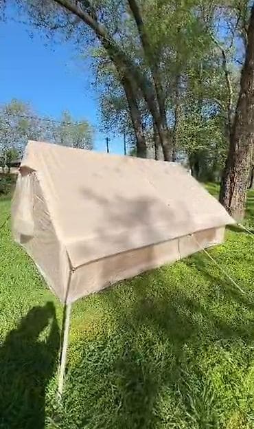 Спорт и отдых: Просторная кемпинговая палатка 3×4 м, высота 200 см - Формат — 2