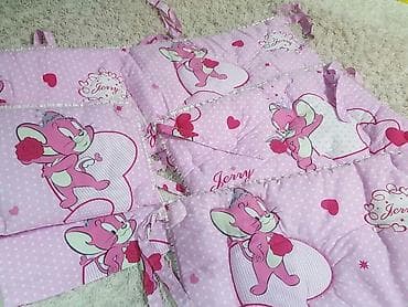 бортики одеяло: Продаю бортики для девочки. размер стандартный. ткань натуральная — 4