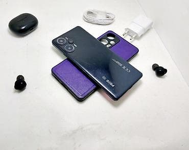 tecno spark 30c: Poco F5, Б/у, 256 ГБ, цвет - Фиолетовый, 1 SIM, 2 SIM — 4