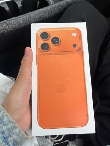 часы sim card: IPhone 17 Pro Max, Новый, 256 ГБ, Оранжевый, Кабель — 2