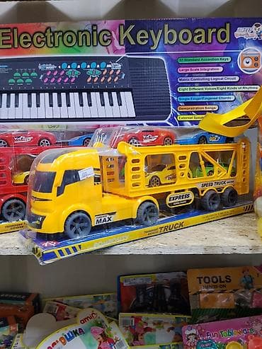 Игрушечный автоперевозчик (тягач с автовозом) из серии Express/SPEED — 1