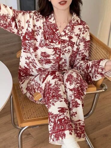 крем день и ночь китайский отзывы: Комплект женской пижамы.Рубашка имеет отложной воротник, пуговицы по — 4