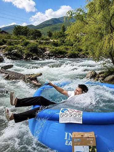 скоро: 🏊‍♂️ Надувной бассейн INTEX 2.44 × 0.76 м Жайкы ысыкта үй-бүлөңүз — 1