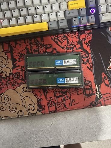 Стол компьютерлери жана комлектөөчүлөр: Оперативная память Crucial DDR4— комплект из 2 модулей UDIMM для — 1