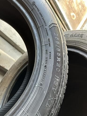 Шины и диски: Шины 265 / 55 / R 20, Лето, Б/у, Комплект, Внедорожные (АТ/МТ), Япония, DUNLOP — 4