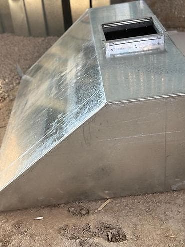 вытяжки промышленные: Оцинкованные воздуховодные зонты/колпаки для приточно‑вытяжной — 5