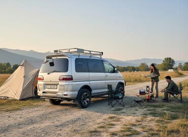 дополнительное освещение на авто: Mitsubishi Space Gear: 1995 г., 2.4 л, Автомат, Газ, Минивэн — 1