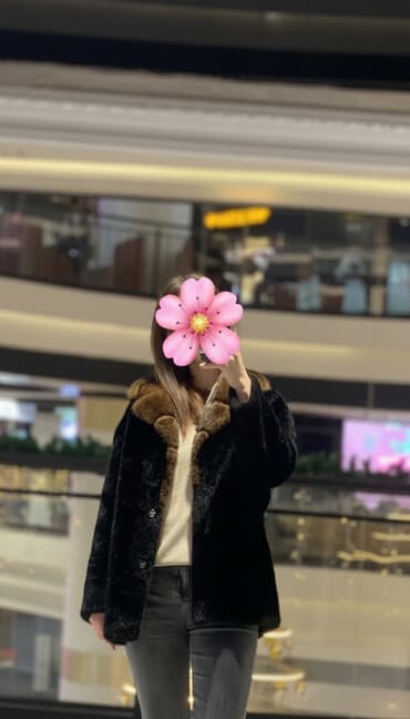 купить женскую обувь больших размеров: Женская шуба полушубок из меха (визуально — чёрный мех с контрастным — 1