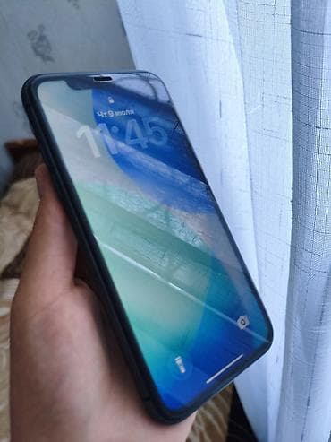 iphone 11 76: IPhone 11, Б/у, 128 ГБ, Черный, Защитное стекло, 80 % — 2