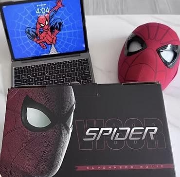 ярки: Светящаяся маска «Spider Visor» (с коробкой) подсветка активируется — 4