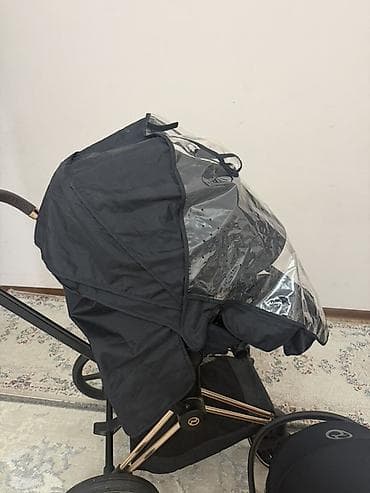 Коляски: Коляска, Cybex, цвет - Черный, Б/у, Бесплатная доставка — 3