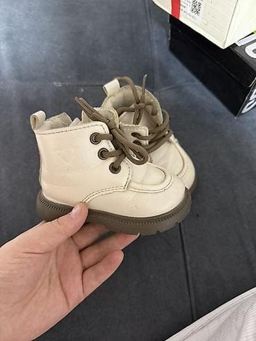 Детские ботинки - Тип: ботинки для малышей - Цвет: бежевый (кремовый)