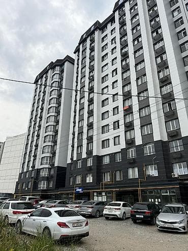12: 3 комнаты, 103 м², Кок-Жар ж/м Элитка, 12 этаж, ПСО (под самоотделку) — 2