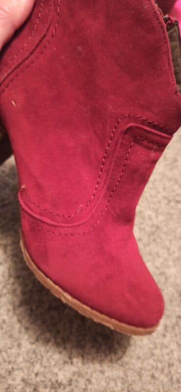 Прокат одежды: Продаю ботиночки дэми размер 39 не маломерят. Новые замша — 3