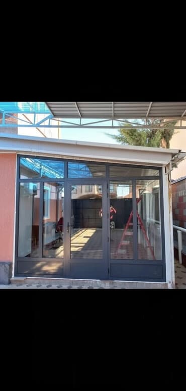 облицовка дома: Пластиковое окно на заказ, Тип окна: Панорамные, Платная установка, Без рассрочки — 1