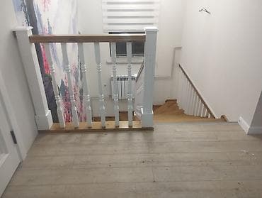 опрыскиватель для деревьев: Деревянная лестница Для дома, Форма лестницы: Много-маршевая, Стиль: Классический — 8