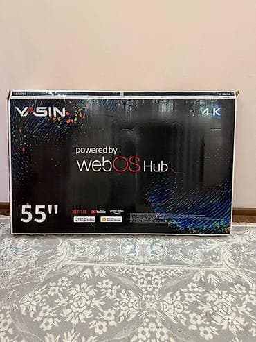 tecno spark 9pro: Смарт‑телевизор YASIN 55" 4K UHD на платформе webOS Hub. Новый — 2