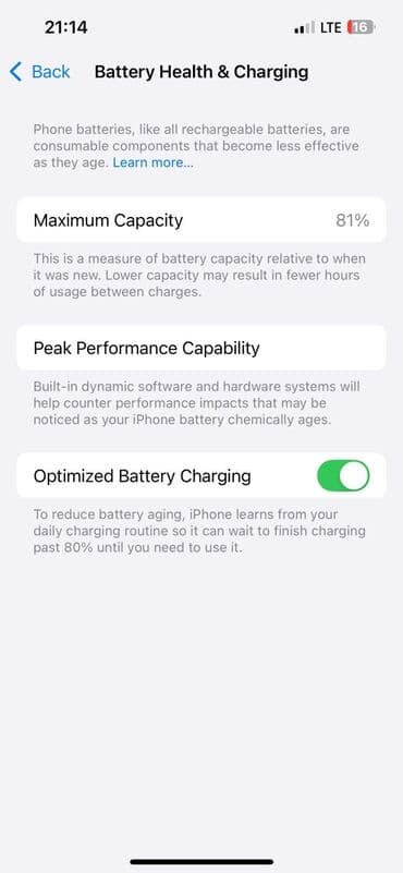 realmi c3: IPhone 13 Pro, Б/у, 256 ГБ, Matte Silver, Зарядное устройство, Защитное стекло, Чехол, 81 % — 2