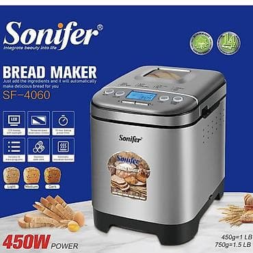 sonifer sf 4025: Хлебопечка Sonifer SF-4060 - Мощность: 450 Вт - Объем буханки: до — 1
