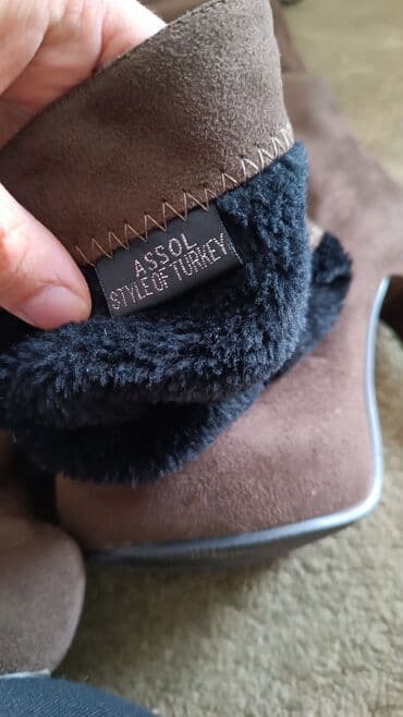 оптом ботинки: Ботильоны, ботфорты сапоги. в отличном состоянии.натуральная замша — 3