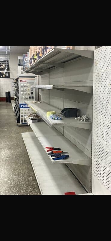 Соода жабдуулары: Торговое оборудование для магазина - Металлические стеллажи островные — 4