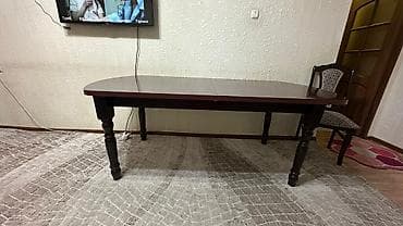 foldable table: Стол трансформер Для кухни, Раскладной стол, цвет - Коричневый — 1