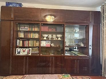 столы журнальные: Гарнитур для зала, Шкаф, Дерево, цвет - Коричневый — 2