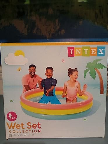 нодом: Надувной детский бассейн Intex Wet Set Collection. - Круглая форма — 1