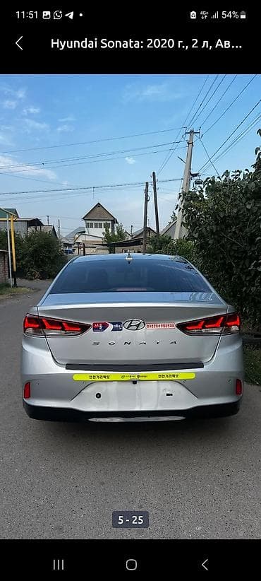 корейские моторы: Hyundai Sonata: 2020 г., 2 л, Автомат, Газ, Седан — 3