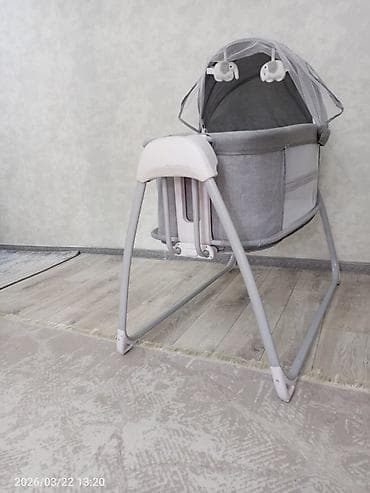 Детский транспорт: Детская колыбель-электро качалка с музыкой - Тип: напольная — 4